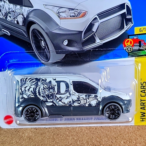 Hot Wheels Ford Transit Connect HW Art Cars 6/10 - Picture 1 of 5